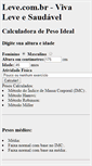 Mobile Screenshot of leve.com.br